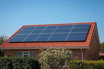 Sustainable Home Energy with Solar Panel Array for Eco Friendly Living

