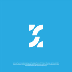 Geometric letter N arrow technology logo vector design template