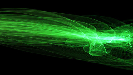 Obraz premium Abstract, space flowing, and vibrant dynamic, fiery color gradients on a black background. abstract energy design featuring vibrant fiery colors.