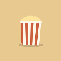 design about simple popcorn icon