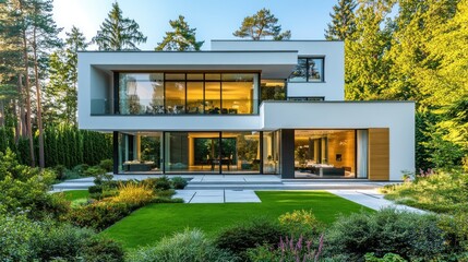 Modern house exterior design