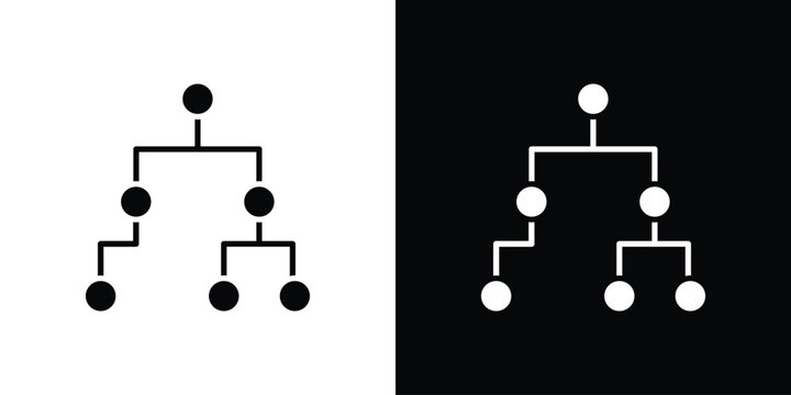 Consolidation icon Flat Vector illustration. Simple black symbols