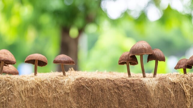 Exploring Vibrant Mushrooms in Nature's Lush Landscape