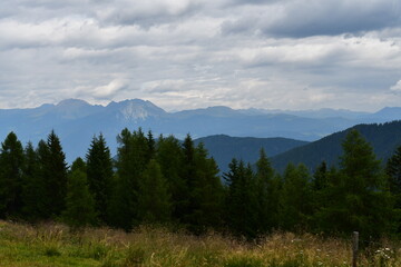 Schöne Landschaft im Ultental in Südtirol 