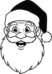 "Jolly Santa Claus Illustration"