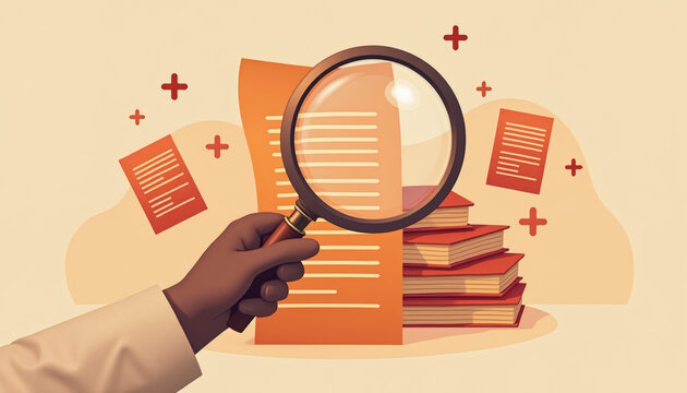 Magnify Data Legal Financial Study Information Hand Paper Book
