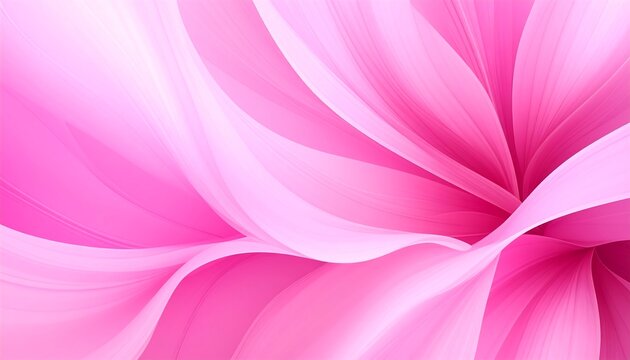 Abstract floral, swirling pink design