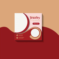 Elegant jewelry advertisement for bridal wear