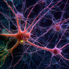 Cerebral cortex. Pyramidal cells