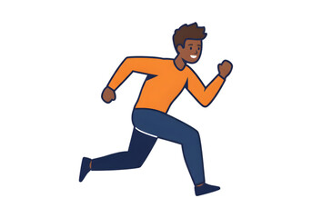 Fototapeta premium Running man icon
