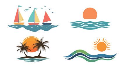 Obraz premium Amazing Design – “Summer Days Are the Best Days” Typography Illustration