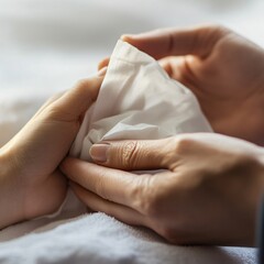 Comforting gesture intimate setting emotional support scene indoor environment close-up viewpoint connection concept for healing and compassion