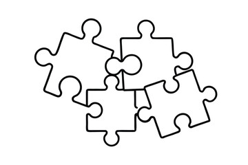 Teamwork Gear Puzzle Pieces