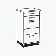 cabinet with drawers