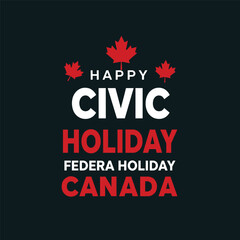 Civic Day Canada Logo design concept