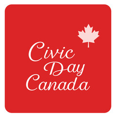 Civic Day Canada Logo design concept