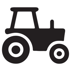 Smiling Farmer Outline Icon Agriculture, Harvest, and Rural Lifestyle Illustration