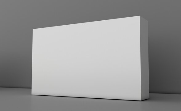 Mockup for press wall, pop up. Template. Blank wall. Blank mock-up box product isolated.	

