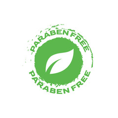 Paraben Free Certification Symbol for Organic Beauty Product
