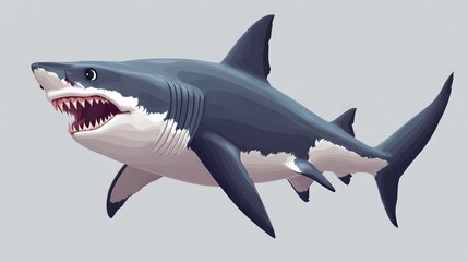 Naklejka premium shark