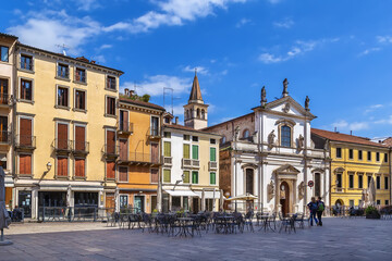 Fototapeta premium Church of Saint Mary of Servants, Vicenza, Italy
