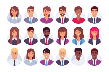 Diverse Avatars: A vibrant mosaic of profile portraits, representing a wide spectrum of individuals, ready to connect and engage in a world of communication. 