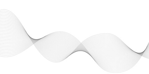 frequency sound wave, twisted curve lines with blend effect.	
