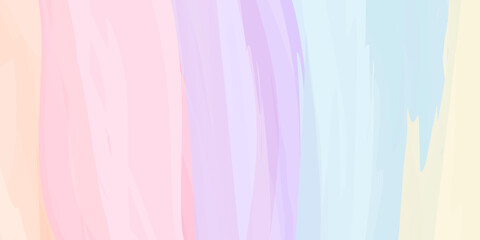 Pastel Watercolor Background with Soft Abstract Waves