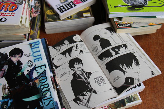Manga, blue exorcist 