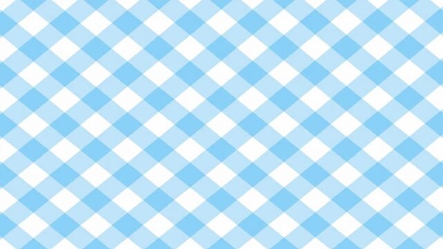 A white and light blue checkered pattern