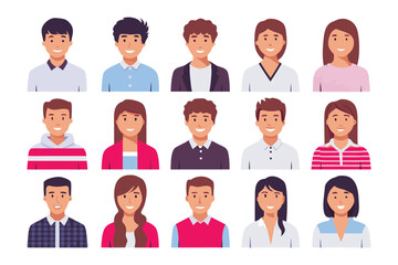 Portrait Collection: A variety of diverse individual headshots, each showcasing a unique person.