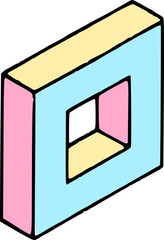 Isometric Geometric Shapes