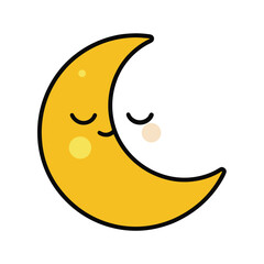 moon cartoon illustration