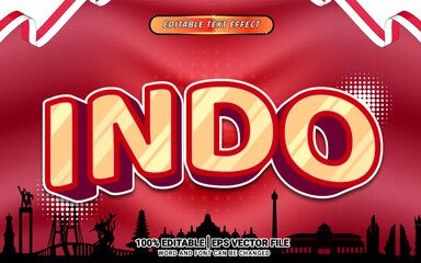 3d yellow bold comic cartoon red text effect template editable