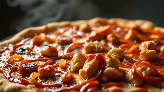 Craving a slice of heaven? this homemade pizza is calling your name! who wants some?