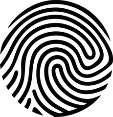 Obraz premium Human Fingerprint Wood Grain Pattern