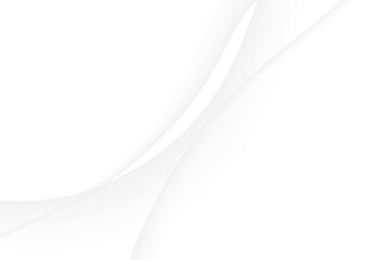 White abstract wave background minimal design curve line simple