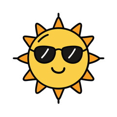 sun cartoon character