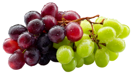purple grapes green grapes red grapes, high quality