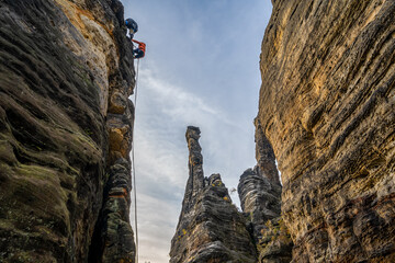 Elbe Sandstone Mountains Location Saxon Switzerland Bastei Bridge Barbarine Königstein Fortress Herkules Pillars germany lilienstein popes stone