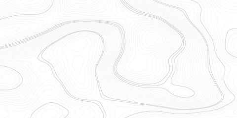 Topographic map and landscape terrain texture grid. White wave paper curved reliefs abstract background, Abstract topographic contours map background, Topography map background