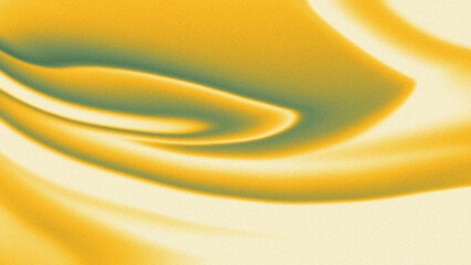 Abstract flowing waves of warm yellow and muted green colors with a subtle grainy texture creating a soft and organic background