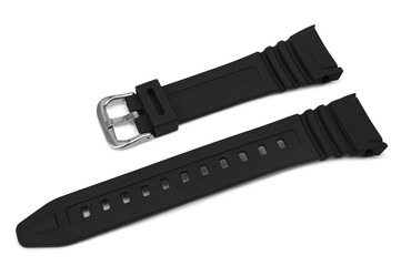 Black watch strap
