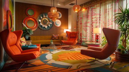 Modern and Luxurious Living Room with Hall, Fully Furnished with Elegant and Expensive Essentials

