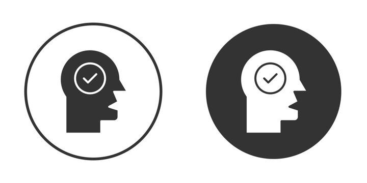Understand icon flat pictogram for web. Symbol, logo illustration. Vector graphics