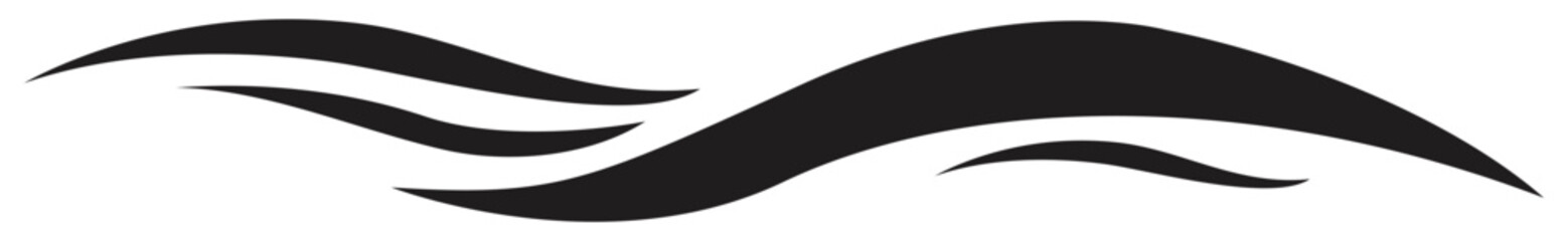 Tribal Flame Decal Vector Design Illustration.