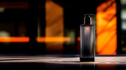 Dark and Luxurious Perfume Bottle