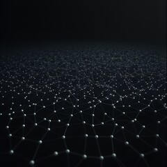 Naklejka premium The Supra-Network: Patterns in the Dark