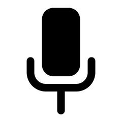 microphone icon for illustration