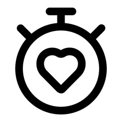 pulse timer icon for illustration